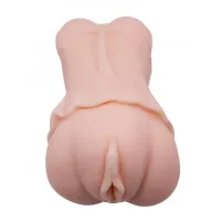 Shop 7-inch Realistic Feel Flesh Pink Super Wet Tight Pussy Vibrator Peaches and Screams