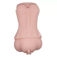 Shop 7-inch Realistic Feel Flesh Pink Super Wet Tight Pussy Vibrator Peaches and Screams