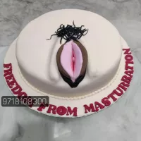 Vagina Shaped Cake