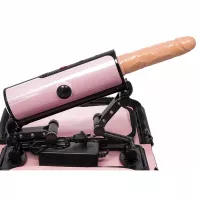 Bondara Full Throttle Pink Sex Machine With Dildo
