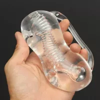 Pussy Masturbators For Male Masturbation Tube Sleeve Masturbator Vagina Butt Vagina Realistic Transparent Men Sex Adult Game Toy 17601 Van 47