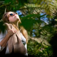 Virginie in Outdoor Spreads by Abby Winters