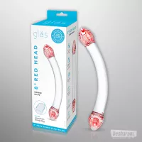 Buy Glas Red Head Double Dildo in India