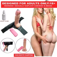 3 Color Lesbian Strap On Dildo With Adjustable Harness Wearable dildo Sex Flirting Toys for Women