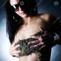 Hands Covering Breasts Stock Photos