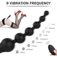Vibrating Anal Beads Rechargeable Waterproof