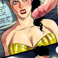 Wonder Woman Blackmailed comic porn