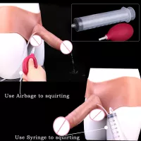 Large Strapon Dildo With Spray Water Function Squirting Anal Plug Pants Sex Game