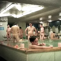 ASIAN MEN AT THE PUBLIC BATH