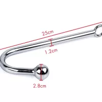 Heavy Duty Metal Anal Hook 1 Ball