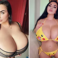 Instagram model claims to have NATURAL 34KK breasts and insists shes never had surgery