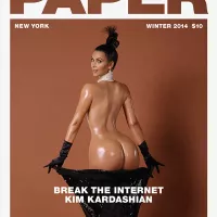 Kim Kardashian on the Cover of PAPER Break the Internet