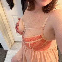 Wife was trying on lingerie for me. Would you fuck her in this?
