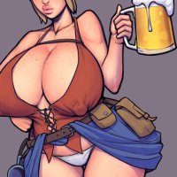 Warlock and boobs: Carla clothed by boobsgames