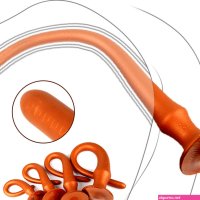 Serpent anal très long en silicone