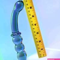 Gender X Shiny Galaxy Glazen Dildo