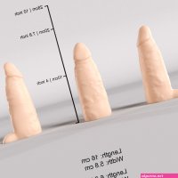 Dildo 16 cm 62 Zoll dick OBJ Datei für Cults