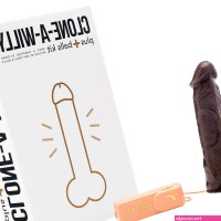 Clone-A-Willy Plus Balls DIY Homemade Dildo Clone Kit Deep Skin Tone