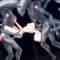 2b nier automata all the giant aliens animations