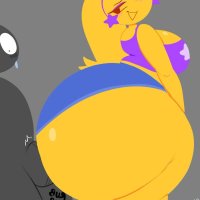 Young Ms. Bethany loved teasing the guys in line behind her with her massive ass