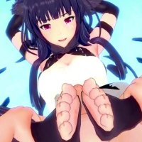 Yuel from Granblue Fantasy Gives You A Footjob Hentai POV