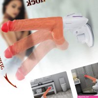LoveGod Stotende Dildo Vibrator: Multi-Functioneel Genot Met 8 Standen en Realistisch Design