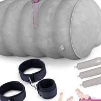 : Sex Pillow Couples Sex Toys BDSM Toys Mount Dildo Pillow Sex Toy with Bondage Heart-Shaped Support Inflatable Sex Chair Sex Furniture for Bedroom Sex Toys for Women Couple : Health