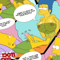 Marge Simpson and Bart porn comics
