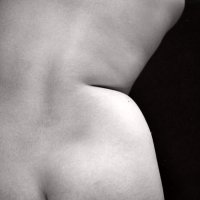 Untitled Nude torso back bent