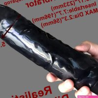 L:9.17233mm D: 5.6 CM Grote Dikke Zwarte Dildo Vibrator Vrouwelijke Masturbator Vibrerende Pik Penis G Spot Vrouw Seksspeeltje Seksproduct MX191220 Van 1271