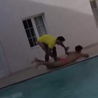 Papi Fucking Slut By The Pool