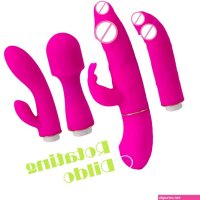 Removable Av Sexy Rotating Vibrating Dildo With 4 Attachments Large Penis Vibrator