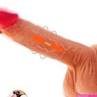 Thrusting and Rotating Dildo Vibrator 10 inch