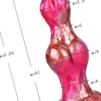 : 8.07 Inch Realistic Dildo Fake Penis with Knot Strong Suction Cup Silicone Anal Dildo Adult Sex Toy for Woman Couples