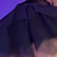 EMO GIRL RIDES DILDO IN MINI SKIRT