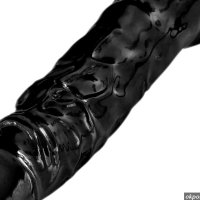 : Mamba Hollow Dildo Black : Health Household