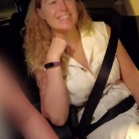 Friends mom gives me a bj in car