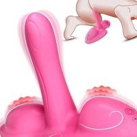 : Riding Dildo Vibrator Adult Sex Toys Sit and Ride Vibrators Sex Machine with 10 Vibrating Modes Remote Control G-Spot Clit Anal Stimulator Silicone Monster Dildos for Women Men Couples Sex Toys :
