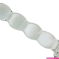 Luxury Beaded Glass Dildo