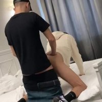 The guy fucked a friend bareback and cummed on NIKE TN sneakers