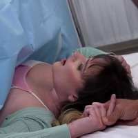 Husband Gives Emotional Support While Wife Gets Fucked Beyond The Veil By Doctor