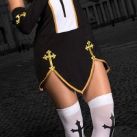 Bad Habit Nun Costume sexy nun costume