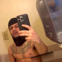 Sexy papi naked flashing his big uncut latino meat