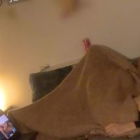 Couple in love has nice foreplay while watching porn on couch pt. 2 dirty talk