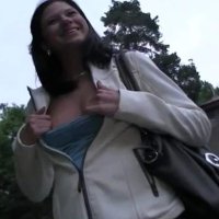 PublicAgent Outdoor blowjob and fucking with young Czech babe