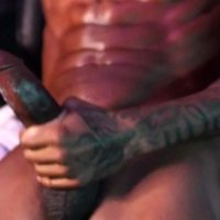 Thick black dick Leaned Back Oiled Up Masturbating Moaning Dirty Talk Till I Cum