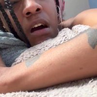 Big tits BLACK MILF Pov Blowjob SQUIRT for white king
