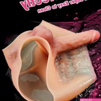 Strap on Dildo Harness Wearable Dildo Panties Elastic Silicone Strapon Lesbian Sex Toys Realistic Strapless Dildo Underwear with Abs Big Thick Anal Dildo Pegging Toy for Women Couple Transgender