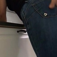busy in the kitchen she is taken from behind... too sexy in tight jeans. STEP MOM ADVENTURE