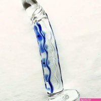 6.5in Premium Crystal Glass Dildo Sex Toy For Vagina Glass Love Toy